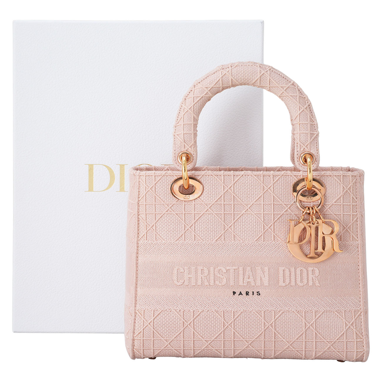 CHRISTIAN DIOR(USED)디올 레이디 D LITE 미디엄 백